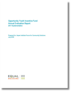 Opportunity Youth Incentive Fund Annual Evaluation Report, Year 3 Implementation